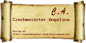 Czechmeiszter Angelina névjegykártya